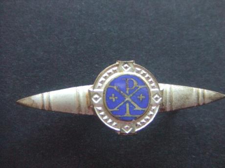 PX monogram van Christus ( samengesteld uit de Griekse leters P en X) religie